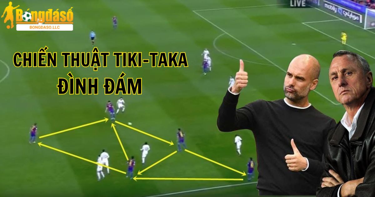 Chiến thuật tiki-taka đình đám trong thế giới bóng đá