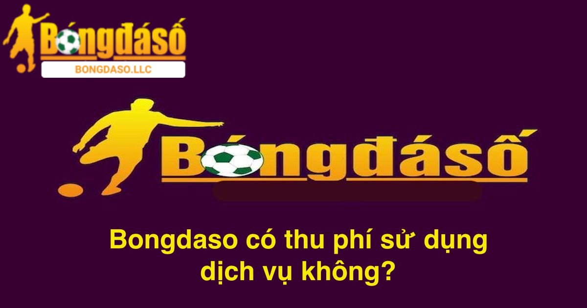 Giải đáp: Bongdaso có thu phí sử dụng dịch vụ không?