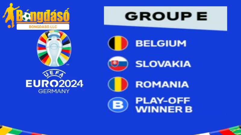 Lịch thi đấu bảng E VCK Euro 2024