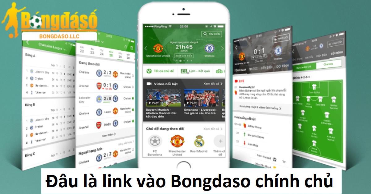 Đâu là link vào Bongdaso chính chủ