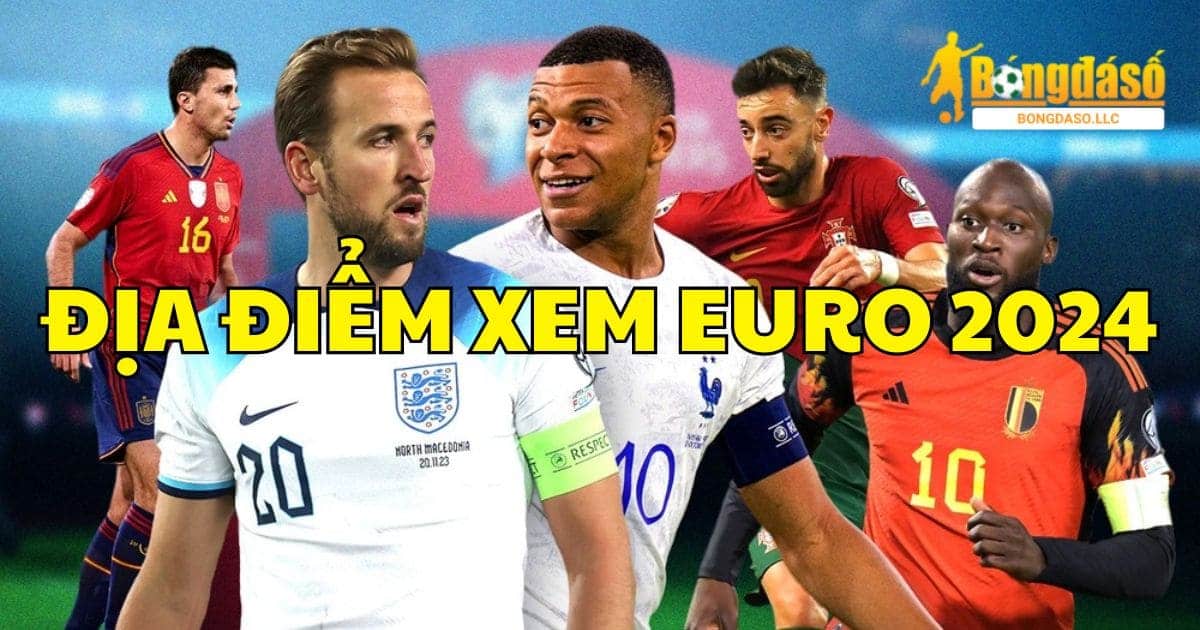 Danh sách các địa điểm xem trực tiếp Euro 2024 dành cho fan bóng đá