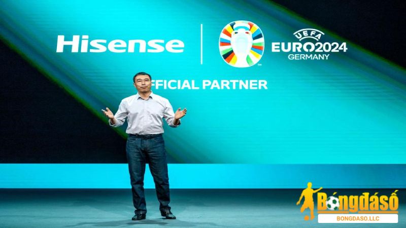 Hisense là nhà tài trợ chính thức của Euro 2024